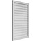 Ekena Millwork Vertical Surface Mount PVC Gable Vnt: Non-Functional, w/2"W x 1-1/2"H, Brickmould Frame, 28"W x 42"H GVPVE28X4202SN - alternate 3